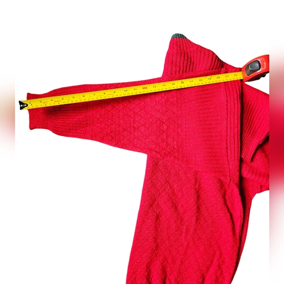 Vintage Jacky Peer GR 54 Men's Knitted Sweater Red - Picture 5 of 10